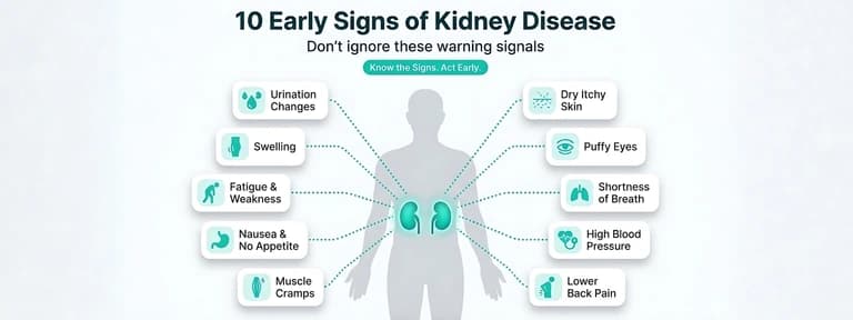 10 Early Signs of Kidney Disease You Should Not Ignore
