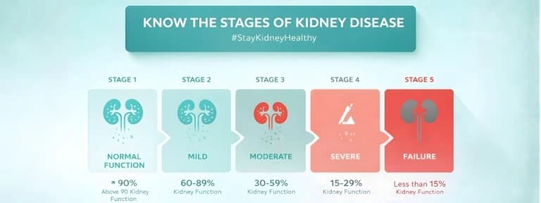 Stages of Kidney Disease Explained and When You May Need Dialysis